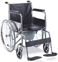 Commode Wheelchair (fixed arm and foot rest)