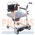 Adjustable transfer lift chair with commode 100kg