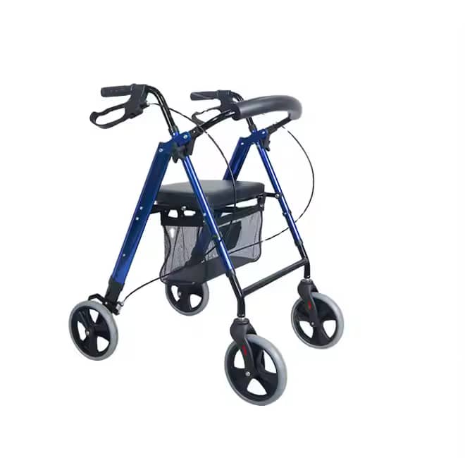 Rollator lightweight aluminium with storage bag