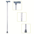 Straight walking stick grey/black