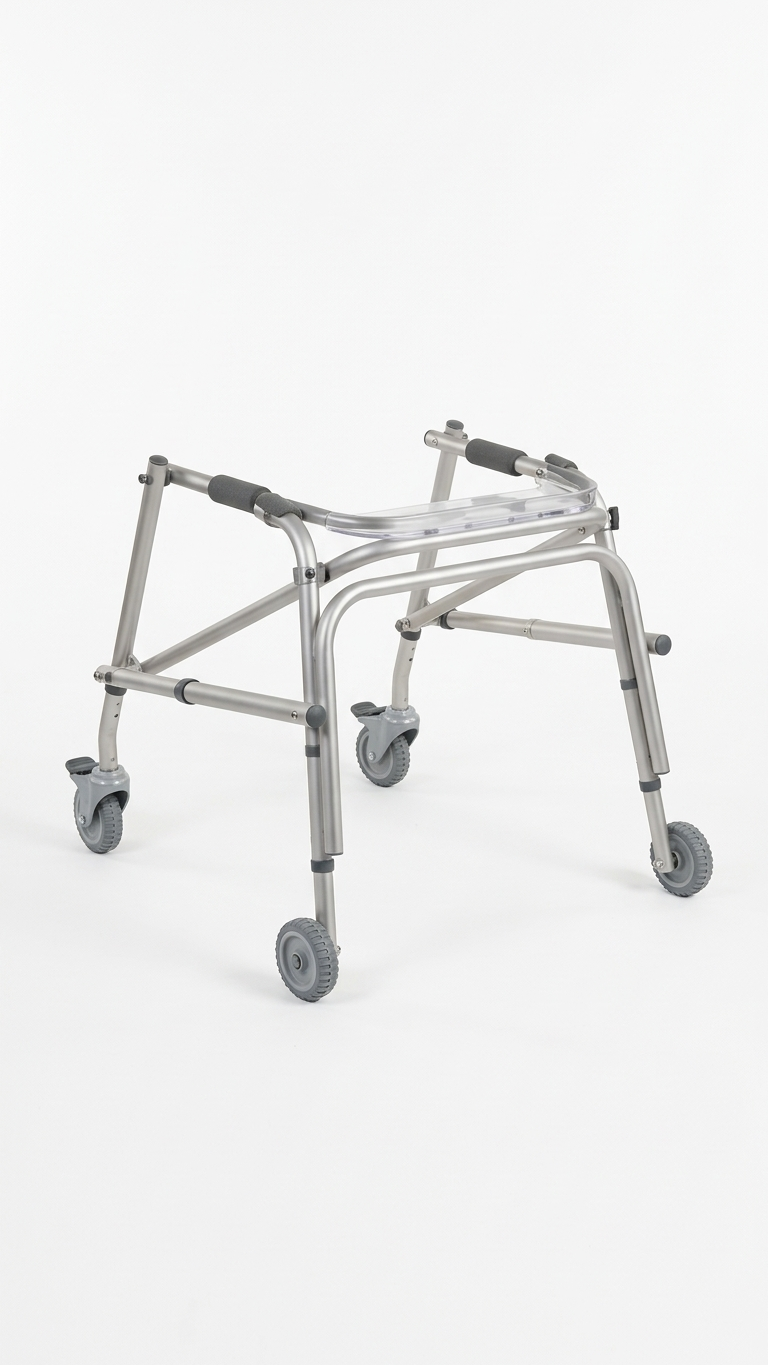 Children walker with wheels foldable