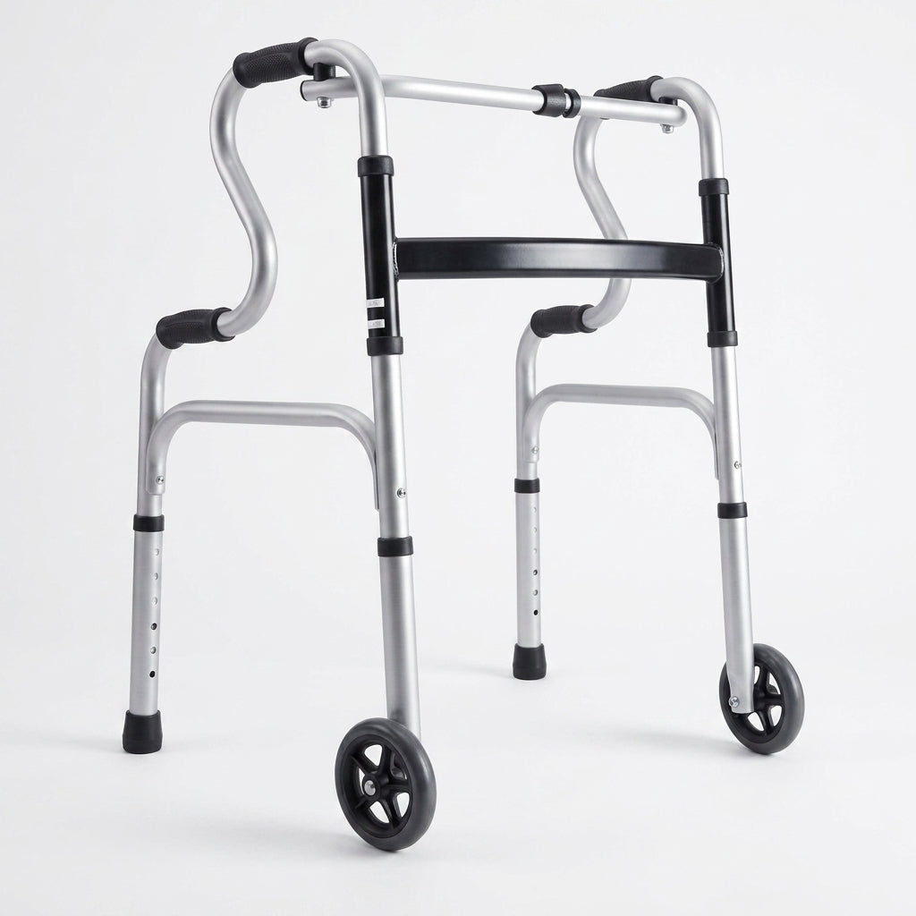 Walker dual riser with wheels 100kg