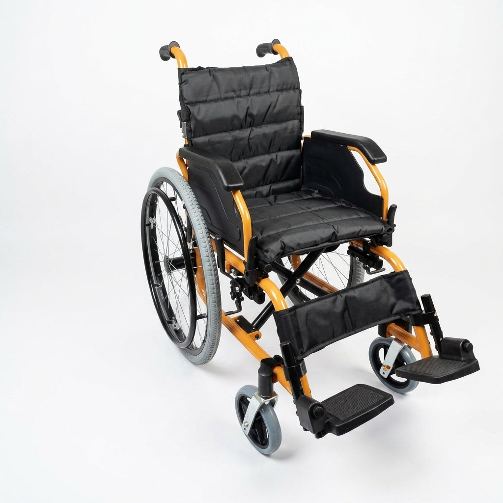 Children's wheelchair pneumatic wheel flip up armrest 35cm seat width