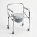 Commode with wheels foldable 100kg
