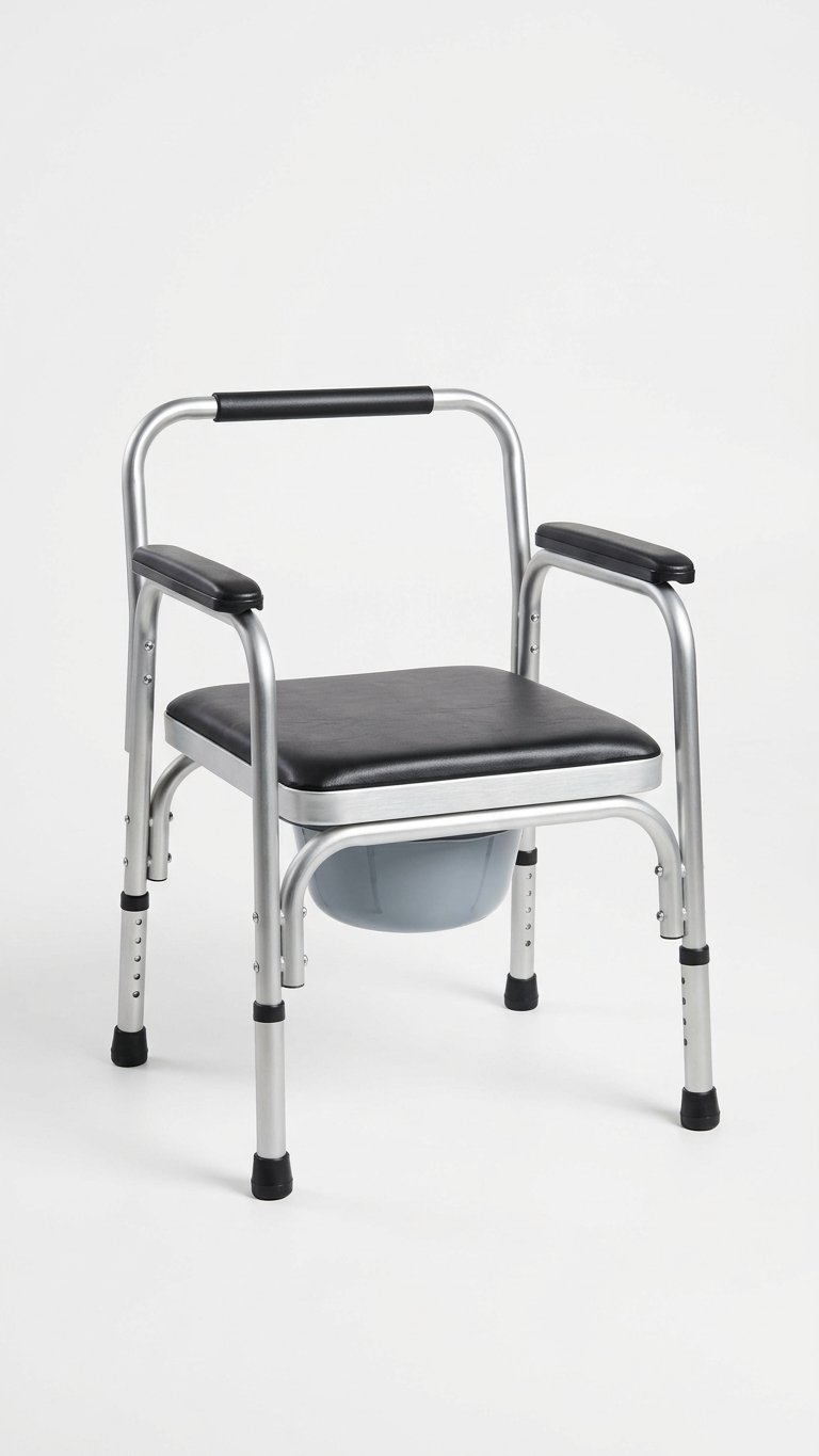 Commode padded no wheels 100kg