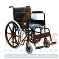 Wheelchair all terrain mag wheel fixed arm & footrest 46cm seat width 100kg