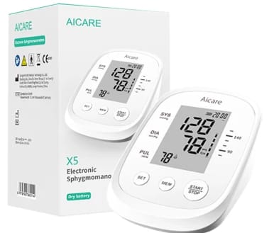 Blood pressure monitor upper arm cuff