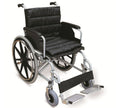 Heavy duty wheelchair padded seat pneumatic mag wheels 56cm