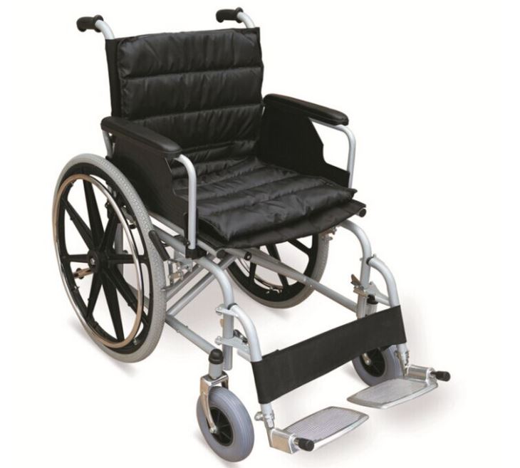 Heavy duty wheelchair padded seat pneumatic mag wheels 56cm